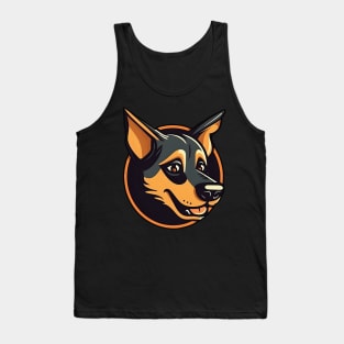 Rottweiler dog portrait Tank Top